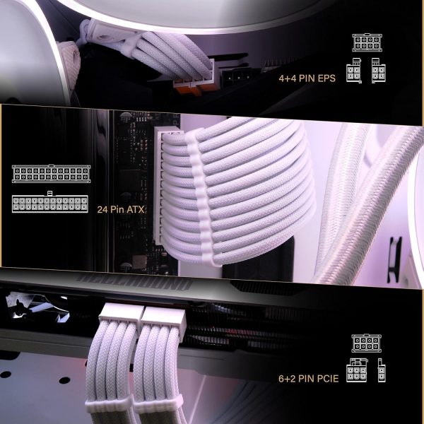 Удължителни кабели EZDIY-FAB  - White 3