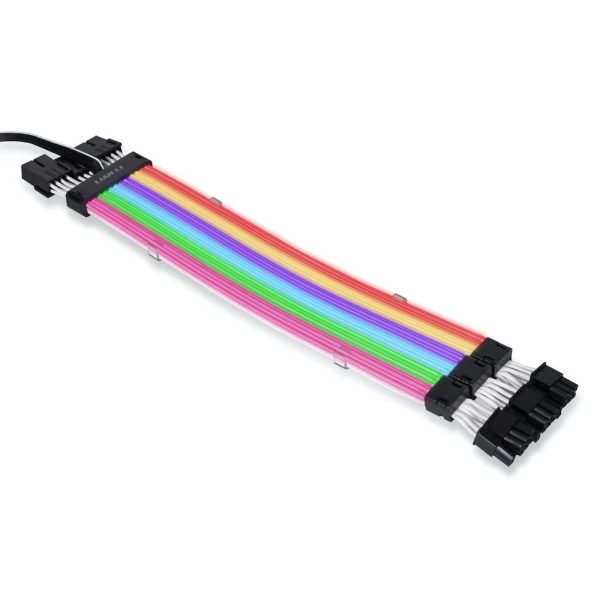 Удължителни RGB за кабели Lian-Li Strimer Plus V2, GPU, Triple 8-pin, ARGB 2