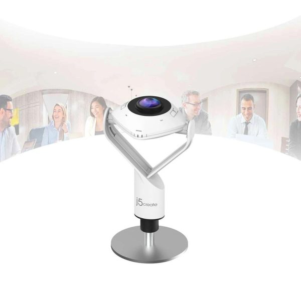 Уеб камера j5create JVCU360 All Around UltraHD,1080p, микрофон, USB, 360°  7