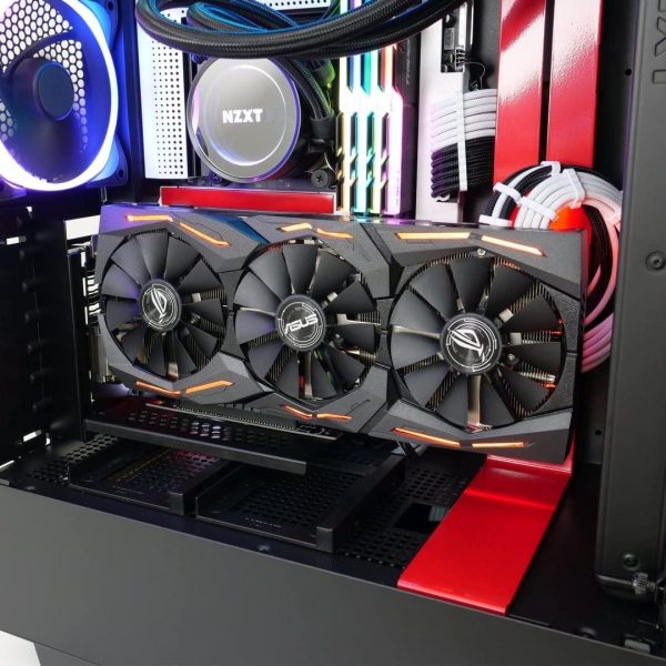 Универсален брекет и кабел за вертикален монтаж за видео карта CableMod PCIe x16, 1x DisplayPort, 1x HDMI кабел 2