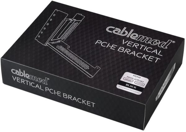 Универсален брекет и кабел за вертикален монтаж за видео карта CableMod PCIe x16, 1x DisplayPort, 1x HDMI кабел 3