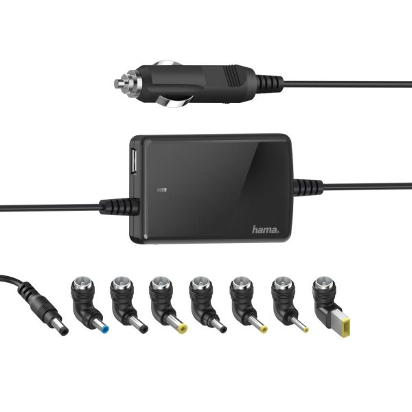 Универсално зарядно за лаптоп HAMA, за кола, вх.12-15 V, изх.15-19 V/70W, 200008 2