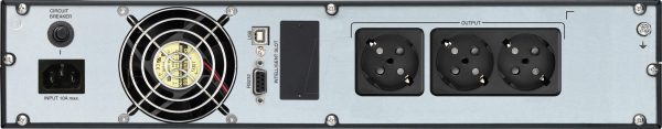 UPS FSP Group Champ Rack 2K, 2000VA, 1800W, LCD, 3 Schuko, USB, RS-232 2
