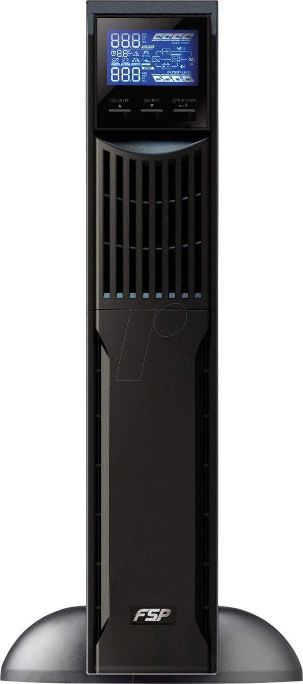 UPS FSP Group Champ Rack 3K, 3000VA, 2700W, LCD, 3 Schuko, USB, RS-232 3