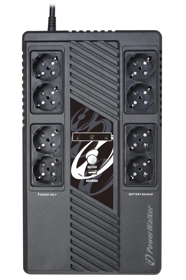 UPS POWERWALKER VI 1000 MS, 1000 VA Line Interactive 2