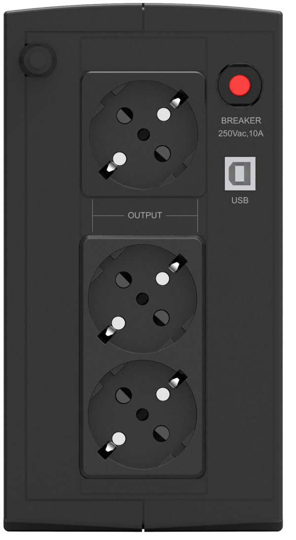 UPS POWERWALKER VI 1000 SB, 1000 VA Line Interactive 2