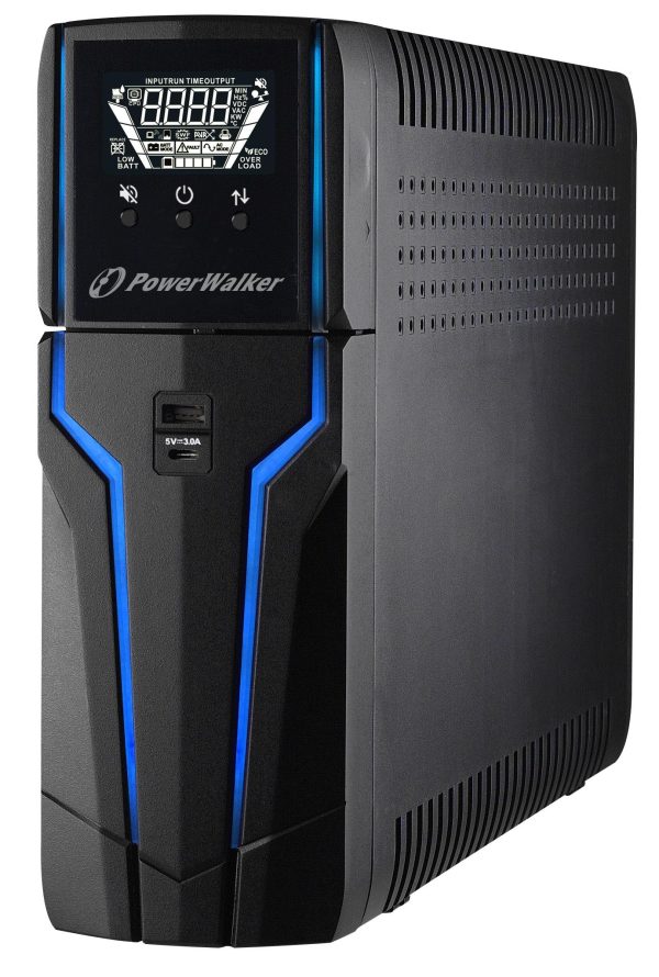 UPS POWERWALKER VI1000GXB, За професионален гейминг, 1000VA, Line Interactive 2