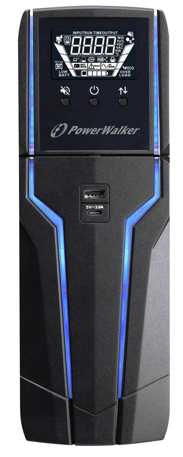 UPS POWERWALKER VI1500GXB за професионален гейминг, 1500VA, Line Interactive 2