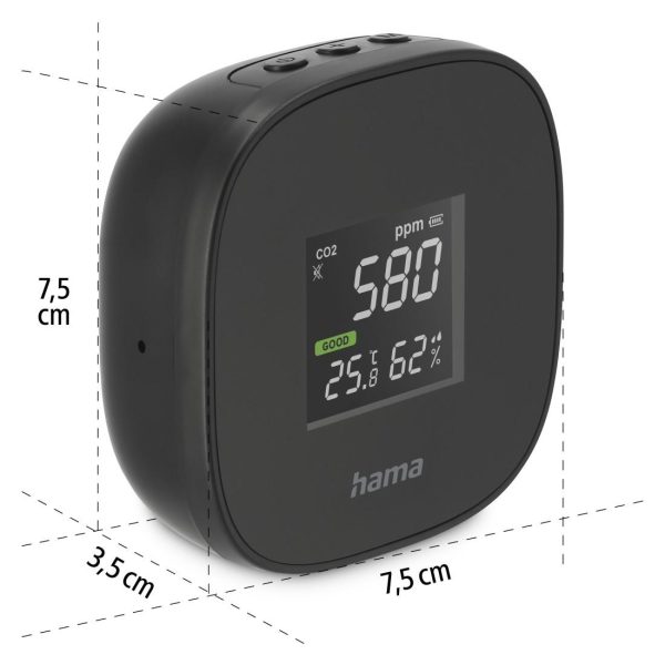 Уред за измерване HAMA Safe, CO2, 186434 8