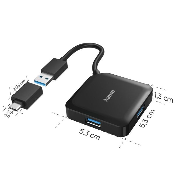 USB-А хъб, 4-портов, HAMA-200116 9