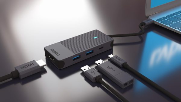 USB-C Хъб, 4 порта, RAPOO-11409 6