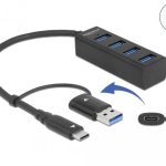 USB хъб, 4 порта, DELOCK-63828 1