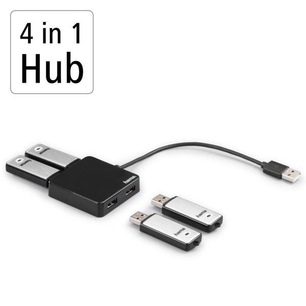 USB хъб, 4 портов, HAMA-200121 4