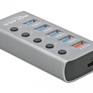 USB хъб, 7-портов, DELOCK-63263 1