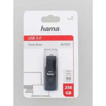 USB памет HAMA Rotate, 256GB,USB 3.0 90 MB/s, Петролно синьо 4