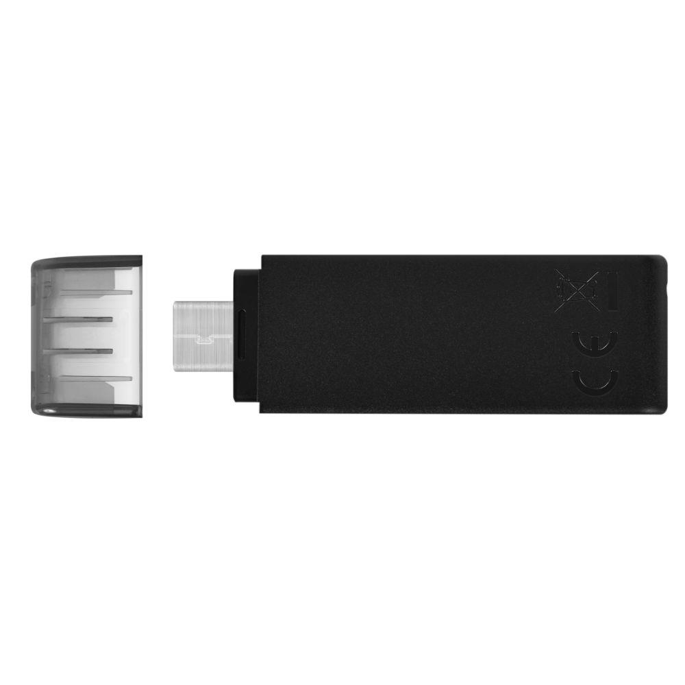 USB памет KINGSTON DataTraveler 70, 64GB,USB-C 3.2 Gen 1, Черна 3