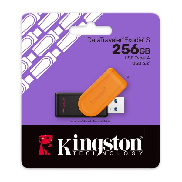 USB памет KINGSTON DataTraveler Exodia S 256GB 3
