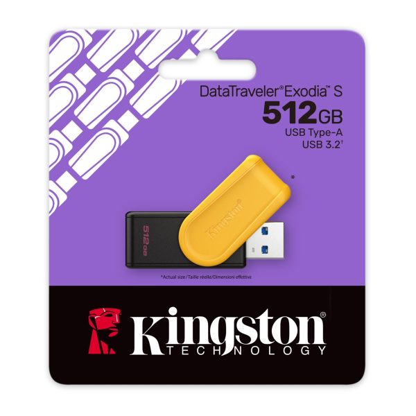 USB памет KINGSTON DataTraveler Exodia S 512GB 3