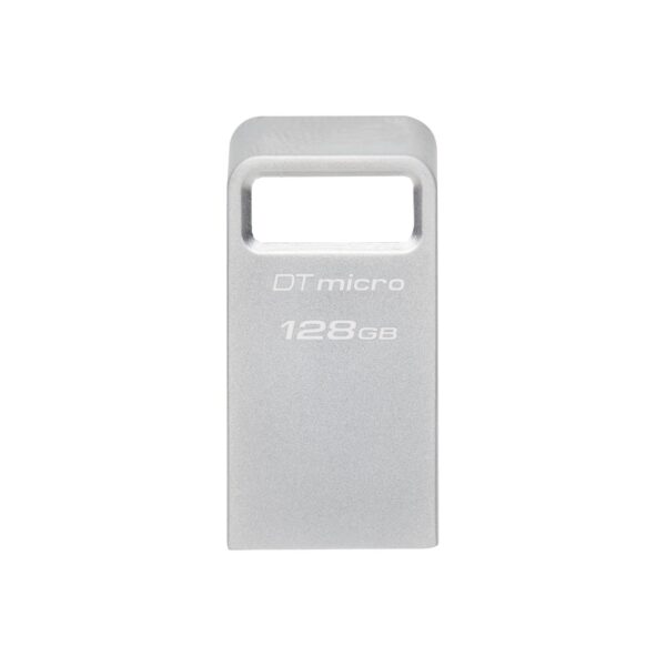 USB памет KINGSTON DataTraveler Micro, 128GB,USB-A 3.2 Gen 1, Сребрист 1
