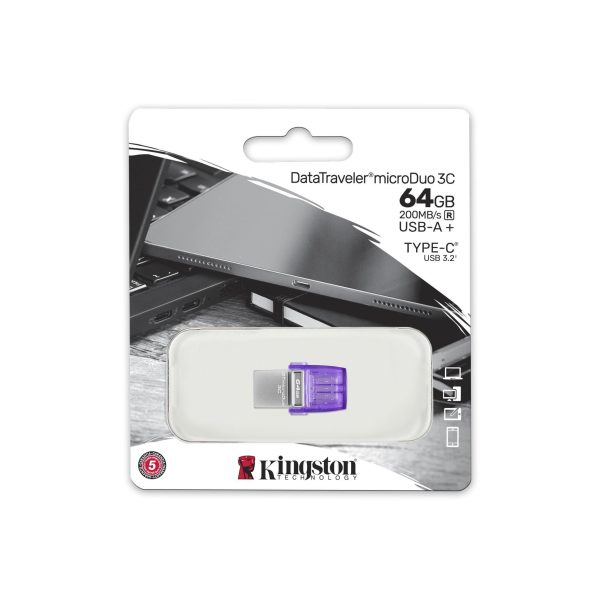 USB памет KINGSTON DataTraveler microDuo 3C 64GB 3