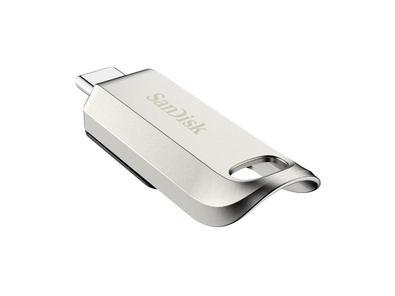 USB памет SanDisk Ultra Luxe, 64GB, USB 3.2 Gen 1, USB-C, Сребрист 4