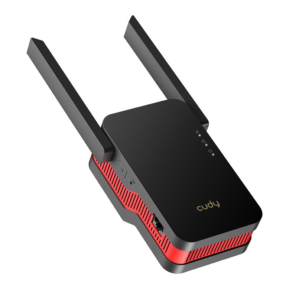 Усилвател Cudy RE3000, AX3000 Dual Band, 2.4/5 GHz, 574 - 2402 Mbps, Gigabit 4