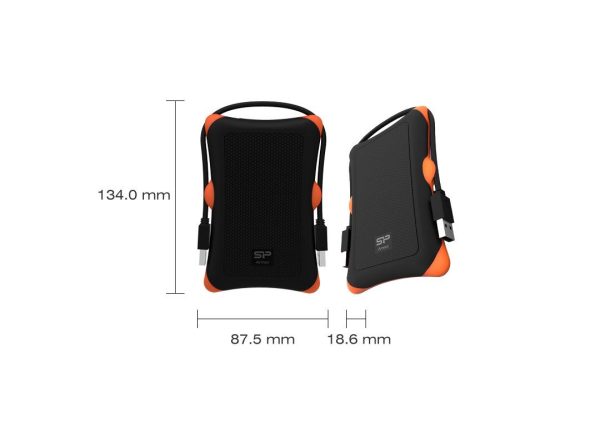 Външен хард диск SILICON POWER Armor A30, 2.5", 1TB 2