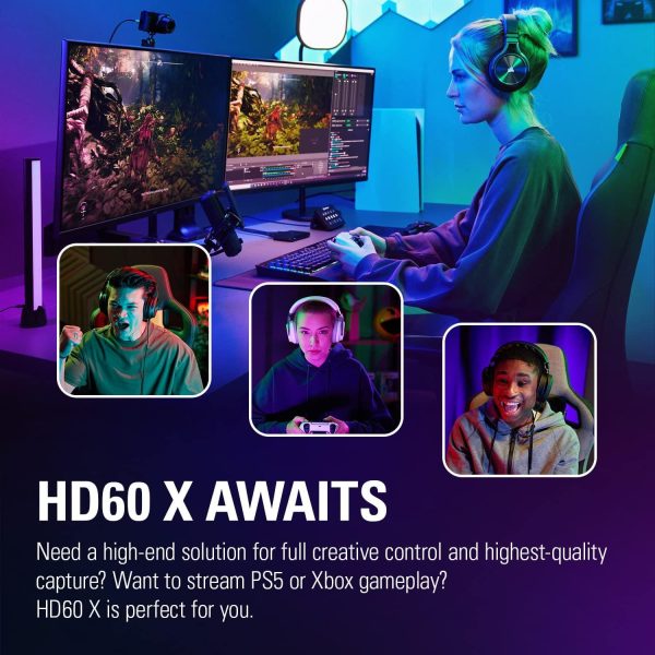 Външен кепчър ELGATO HD60 X, HDR 4K, HDMI 4