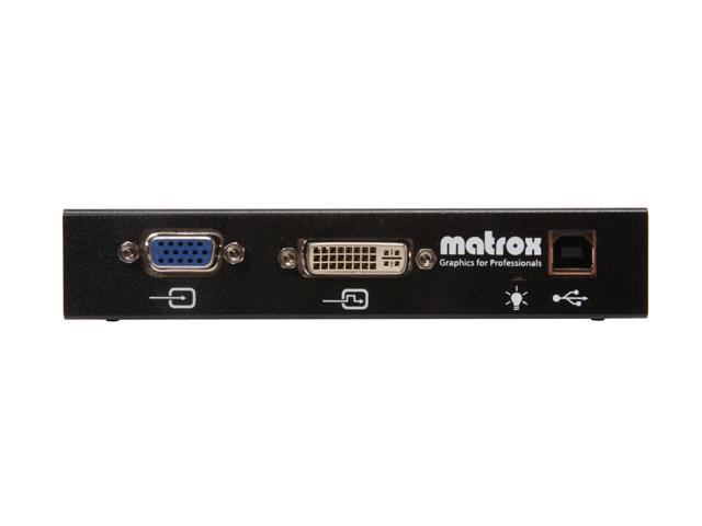 Външен мулти-дисплей адаптер Matrox T2G-D3D-IF за едновременна работа на 3 монитор с DVI/VGA вход 4