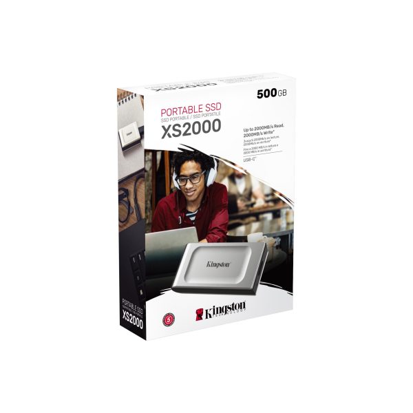 Външен SSD Kingston XS2000 SSD 2000GB 3