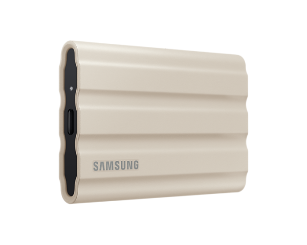 Външен SSD Samsung T7 Shield, 1TB USB-C, Бежов 2