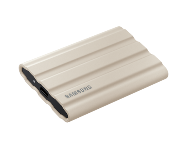 Външен SSD Samsung T7 Shield, 1TB USB-C, Бежов 5