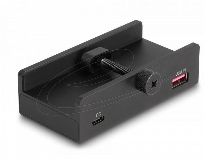 Външен USB Хъб, 3-порта, 5 Gbps, 2 x USB-A, 1 x USB-C, четец на карти с 2 слота 2