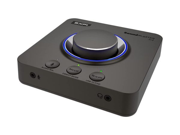 Външна звукова карта Creative Sound Blaster X4, USB-C, DAC, Super X-FI, TOSLINK 1