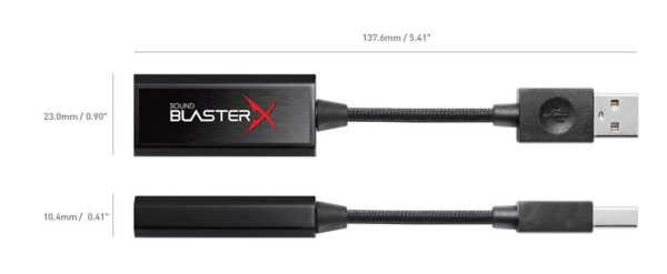 Външна звукова карта Creative Sound BlasterX G1, 7.1 HD, USB 2