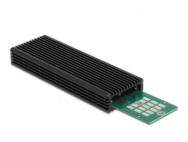 Външно чекмедже Delock за M.2 NVMe PCIe или SATA SSD, USB-C 3.2 Gen 2 2