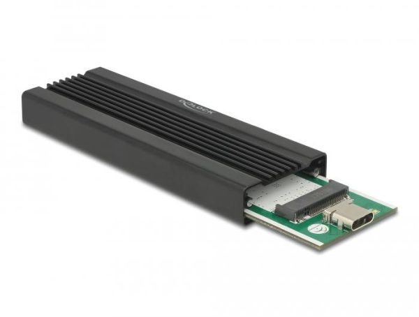 Външно чекмедже Delock, За M.2 NVMe PCIe SSD, USB-C 3.2 Gen 2, 10 Gbps 2