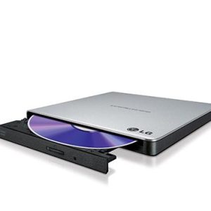 Външно USB DVD записващо устройство LG GP57ES40, USB 2.0, сребърно сиво 1