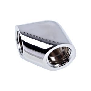 Въртящ се L-конектор Alphacool Eiszapfen, G1/4 AG auf G1/4 IG, Сребрист 1