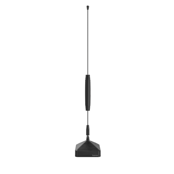Вътрешна антена HAMA DAB+, DAB, DVB-T2, FM, пасивна, 2