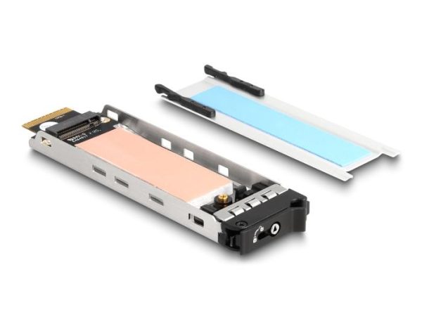 Вътрешна тава Delock, PCI Express Card за 1 x M.2 NVMe SSD - Low Profile Form Factor 5