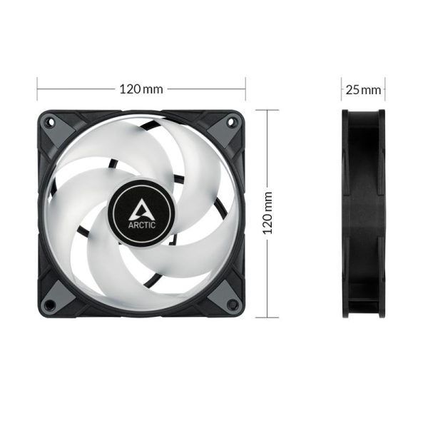 Вентилатор ARCTIC P12 Black, A-RGB, 120mm 4