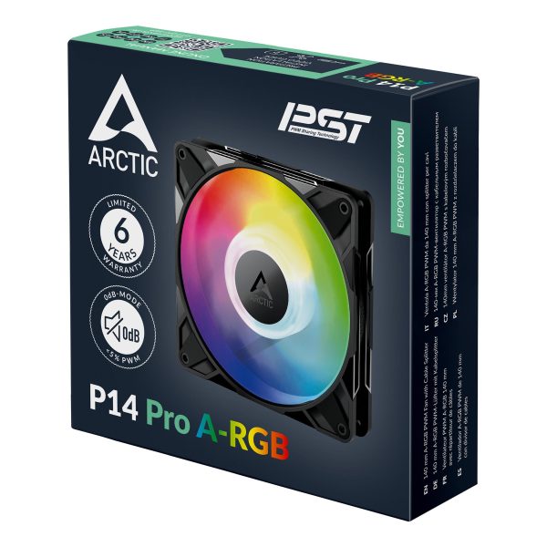 Вентилатор ARCTIC P14 Pro A-RGB - 140mm PWM 8