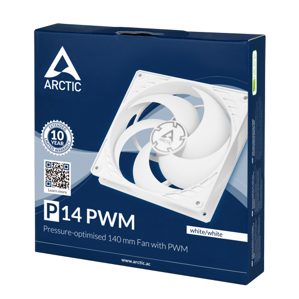 Вентилатор ARCTIC P14 PWM White/White 4