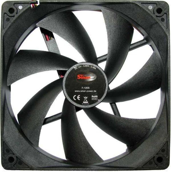 Вентилатор Inter Tech 120m Sinan F-120-S - Bulk 1