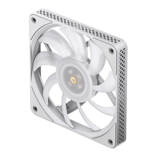 Вентилатор Jonsbo HF1215 Slim PWM, ARGB, 120x120x15, Бял 4