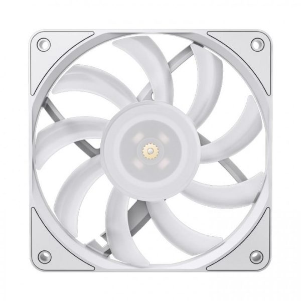 Вентилатор Jonsbo HF1215 Slim PWM, ARGB, 120x120x15, Бял 5