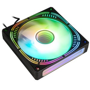 Вентилатор Kolink Umbra Void Pro 120mm ARGB, PWM, Черен 1