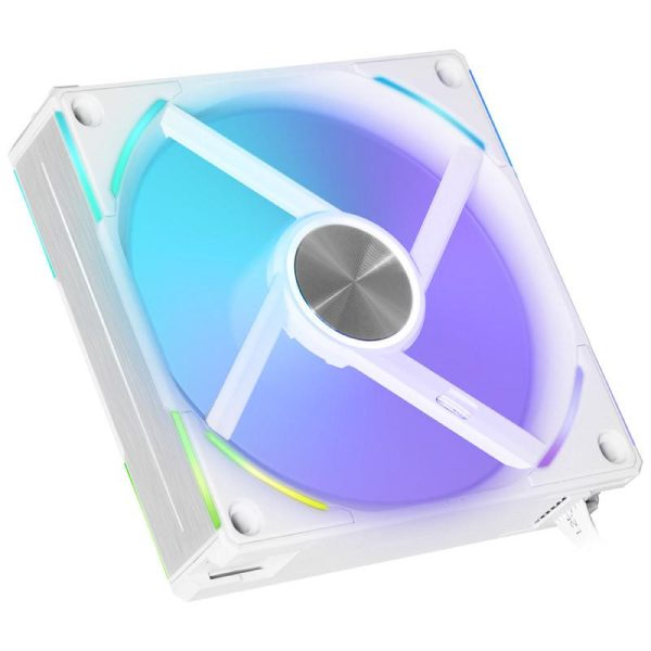 Вентилатор Lian Li UNI AL120 V2, ARGB, Бял 4