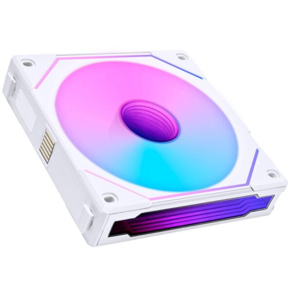 Вентилатор Lian-Li UNI SL-INF Reverse Blade, 120 мм, ARGB PWM, Бял 1
